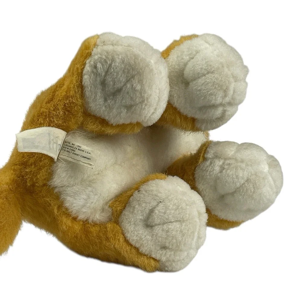 Vintage Simba Plush Disney 1993 Mattel The Lion King Soft Lion Cub Toy